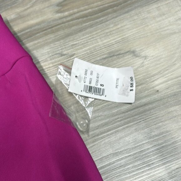 🏁 Cleo petites pencil skirt hot pink Skirt size 8 NWT - Picture 3 of 6